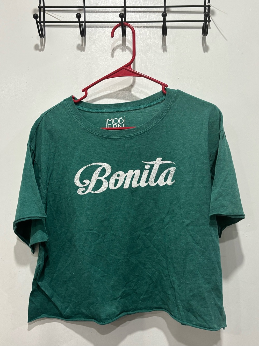 Modern Lux Teal Graphic Tee with White Logo